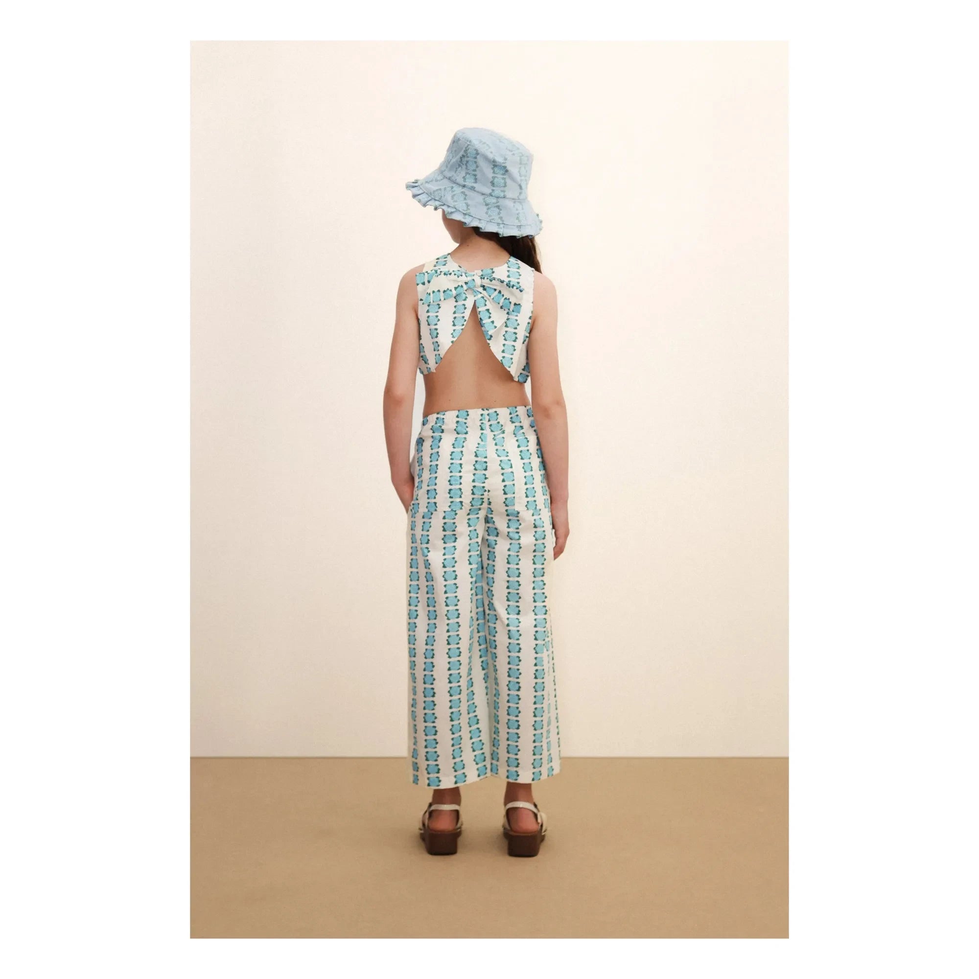 Tinycottons - Floral Patterned Pants | White