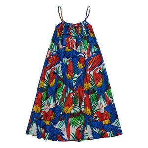 Maison Mangostan - Parrot Dress | Blue
