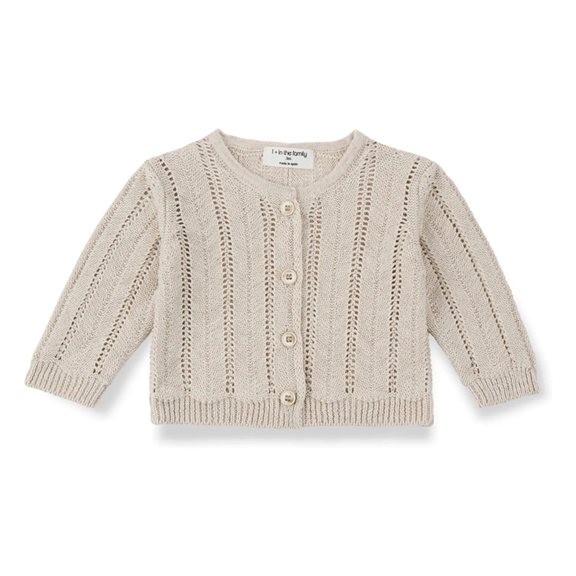1+ in the family - Kardigan Xelida Linen | Bej