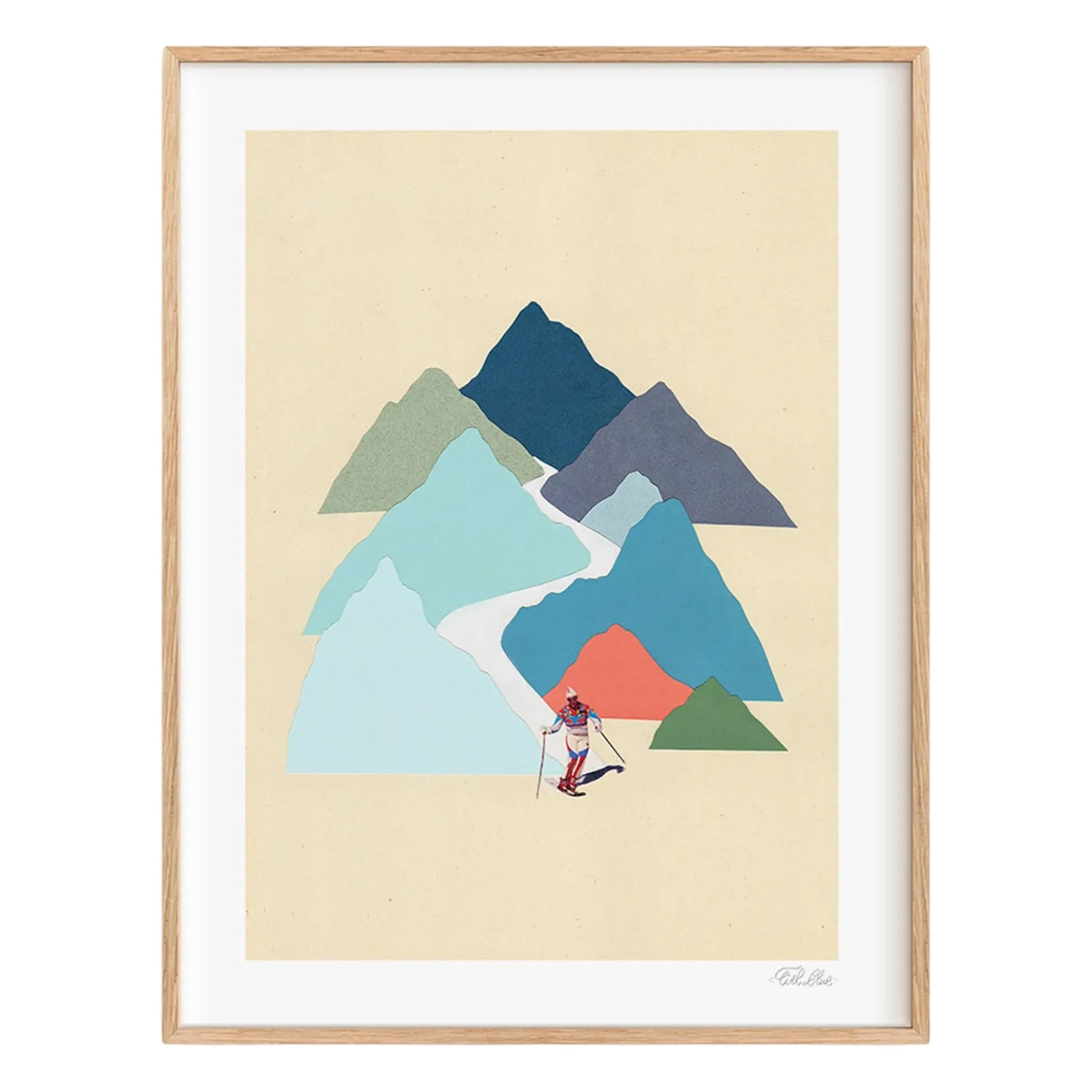 Ciel Glue - Mountain n°8 Slope Poster - Limited Edition