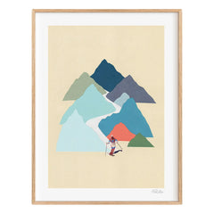 Ciel Glue - Mountain n°8 Slope Poster - Limited Edition