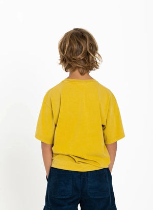 Hundred Pieces - Finn Certified Organic Cotton T-Shirt | Mustard