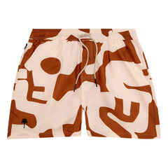 OAS - Russet Puzzlotec Bath Shorts | Terracotta