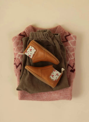 Lazare - Oscar Flowers Terlik | Camel