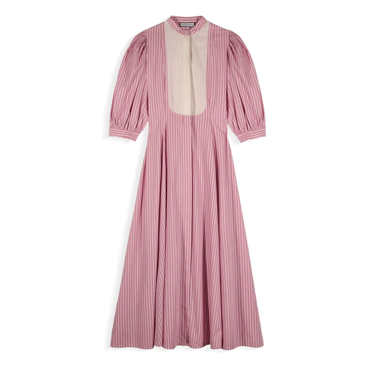 Maria de la Orden - Dimitra Striped Cotton Dress | Pink