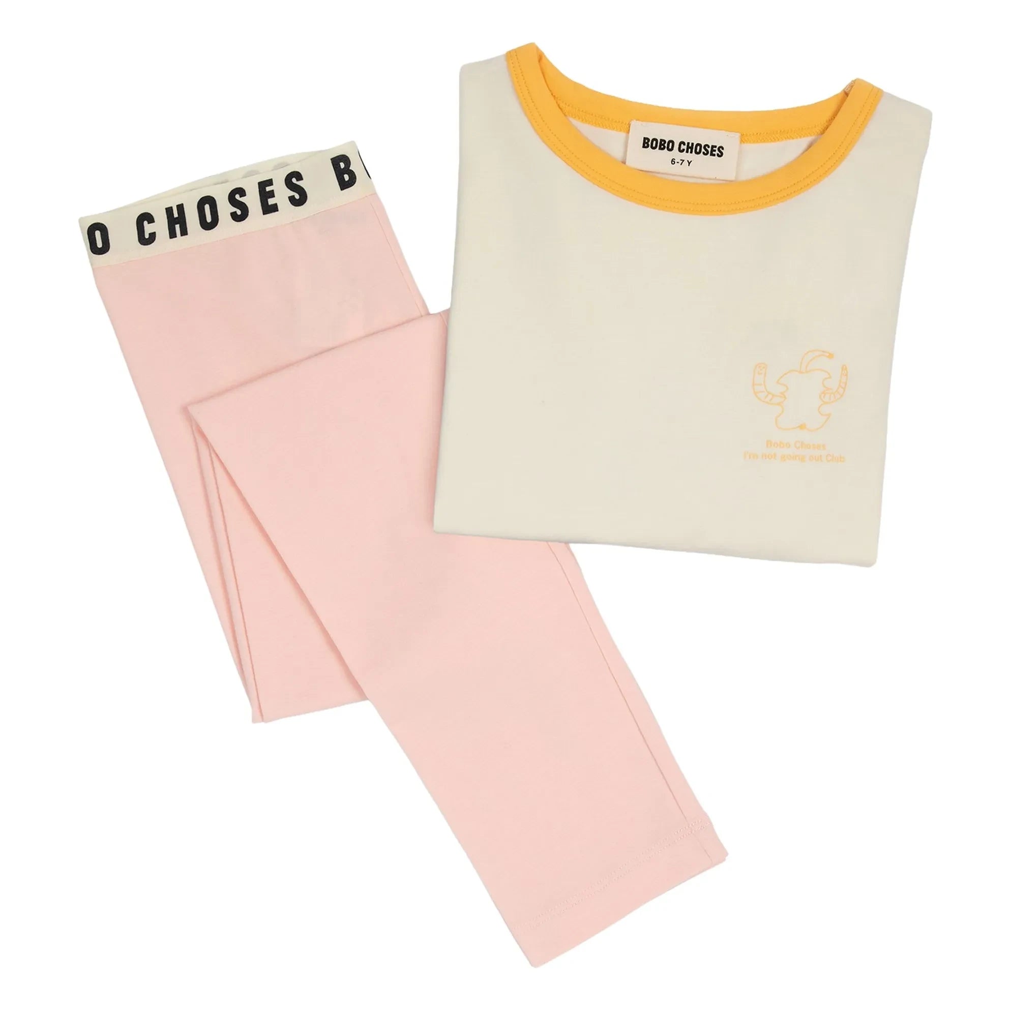 Bobo Choses - Green Modal and Organic Cotton Pajama | Pink