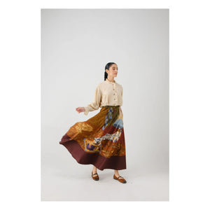 CORD - Lakeside Etek Pamuk Saten | Bordo
