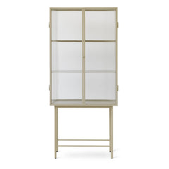 Ferm Living - Haze Striped Glass and Metal Console | Beige