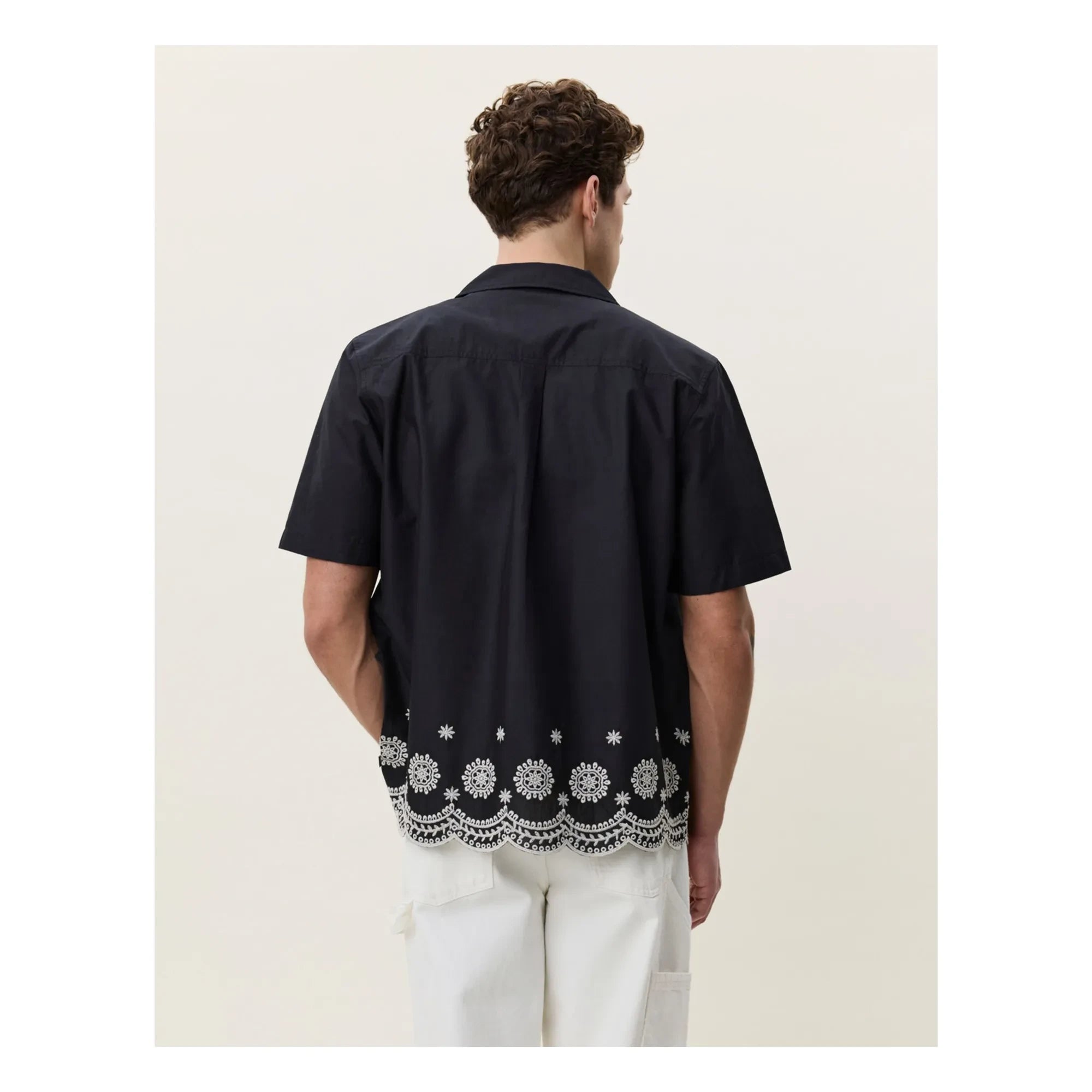 Les Deux - Border Shirt | Black