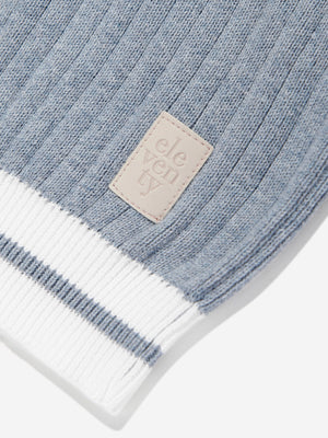 Eleventy Boys Logo T-Shirt in Blue