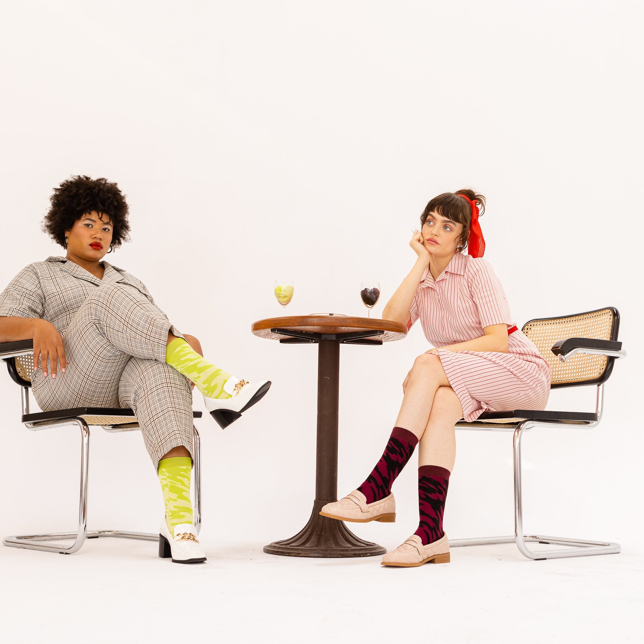 Eat My Socks - Yetişkin Kırmızı Şarap Çorap-Dinossi