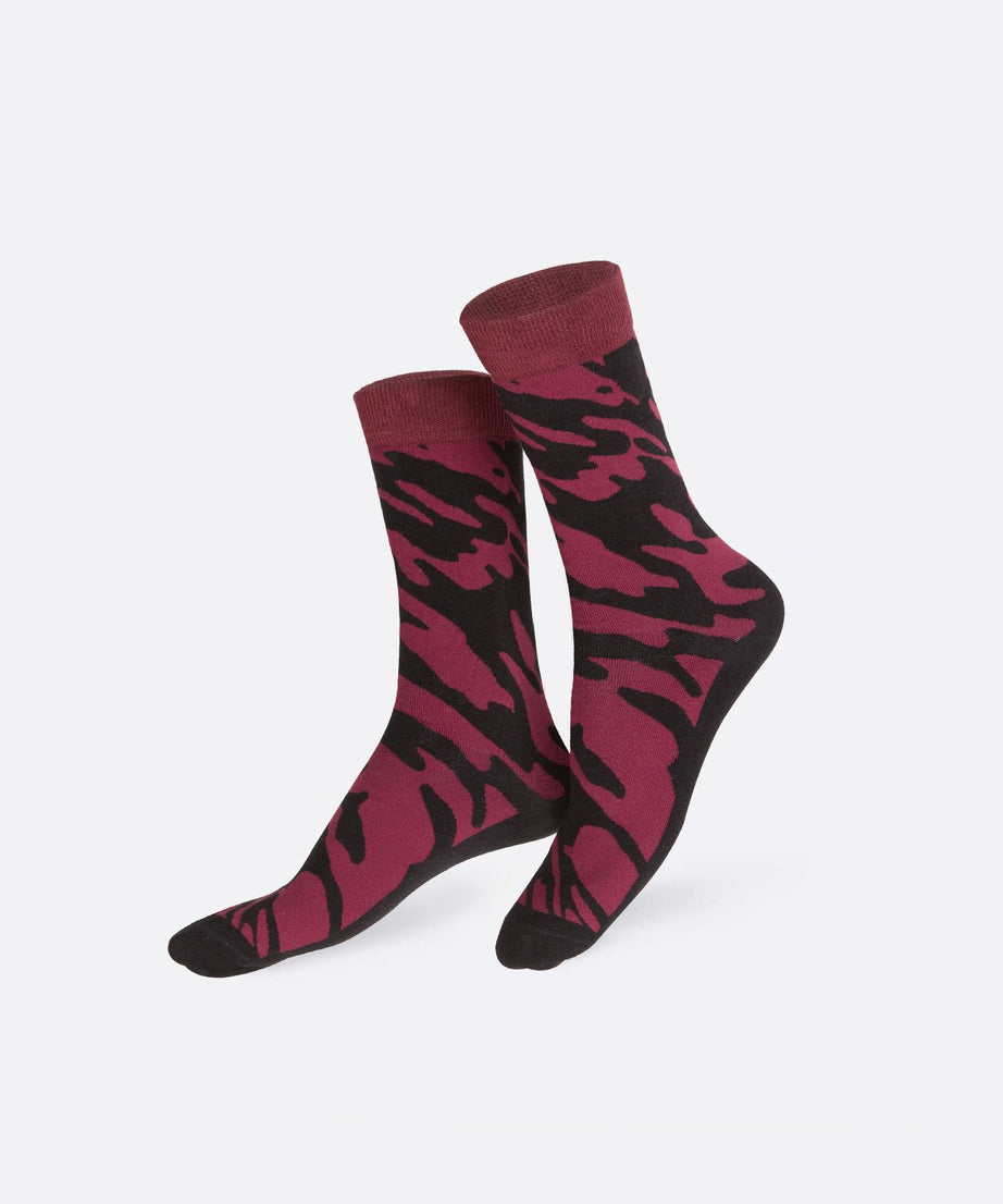 Eat My Socks - Yetişkin Kırmızı Şarap Çorap-Dinossi