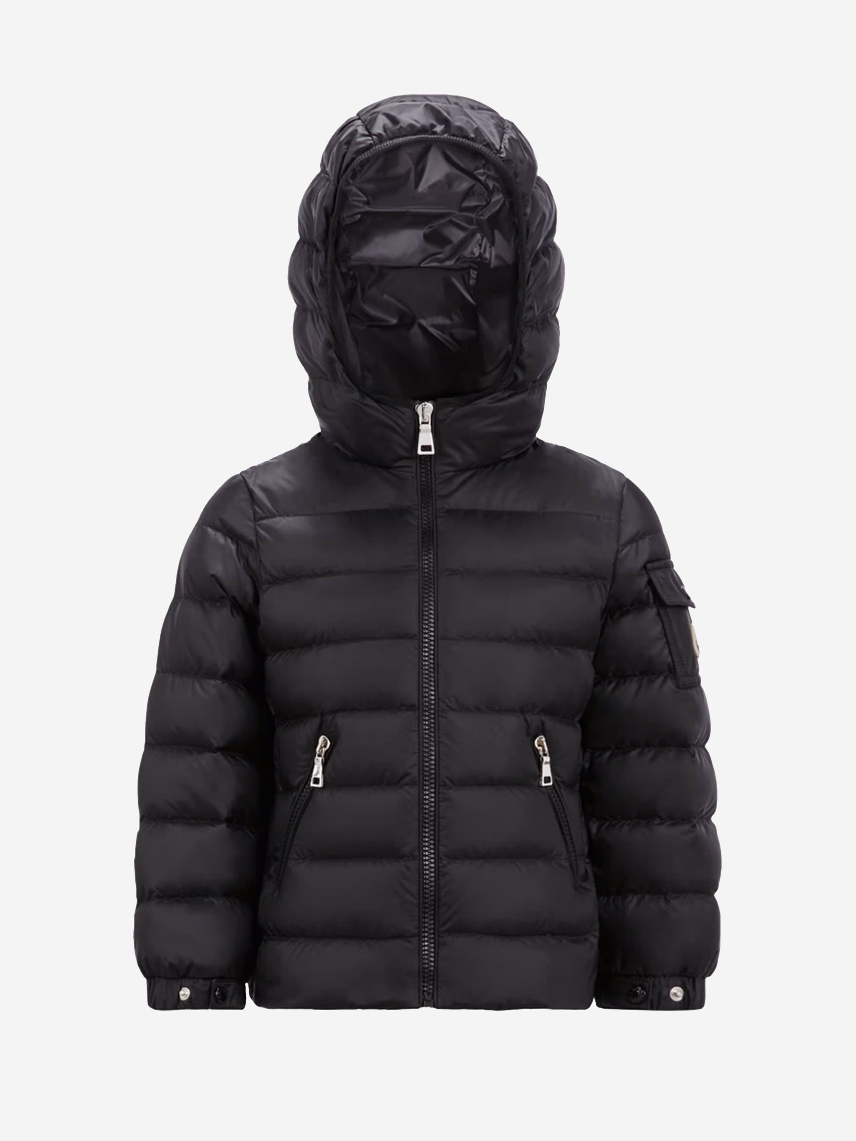 Moncler Enfant Girls Down Padded Gles Jacket in Black