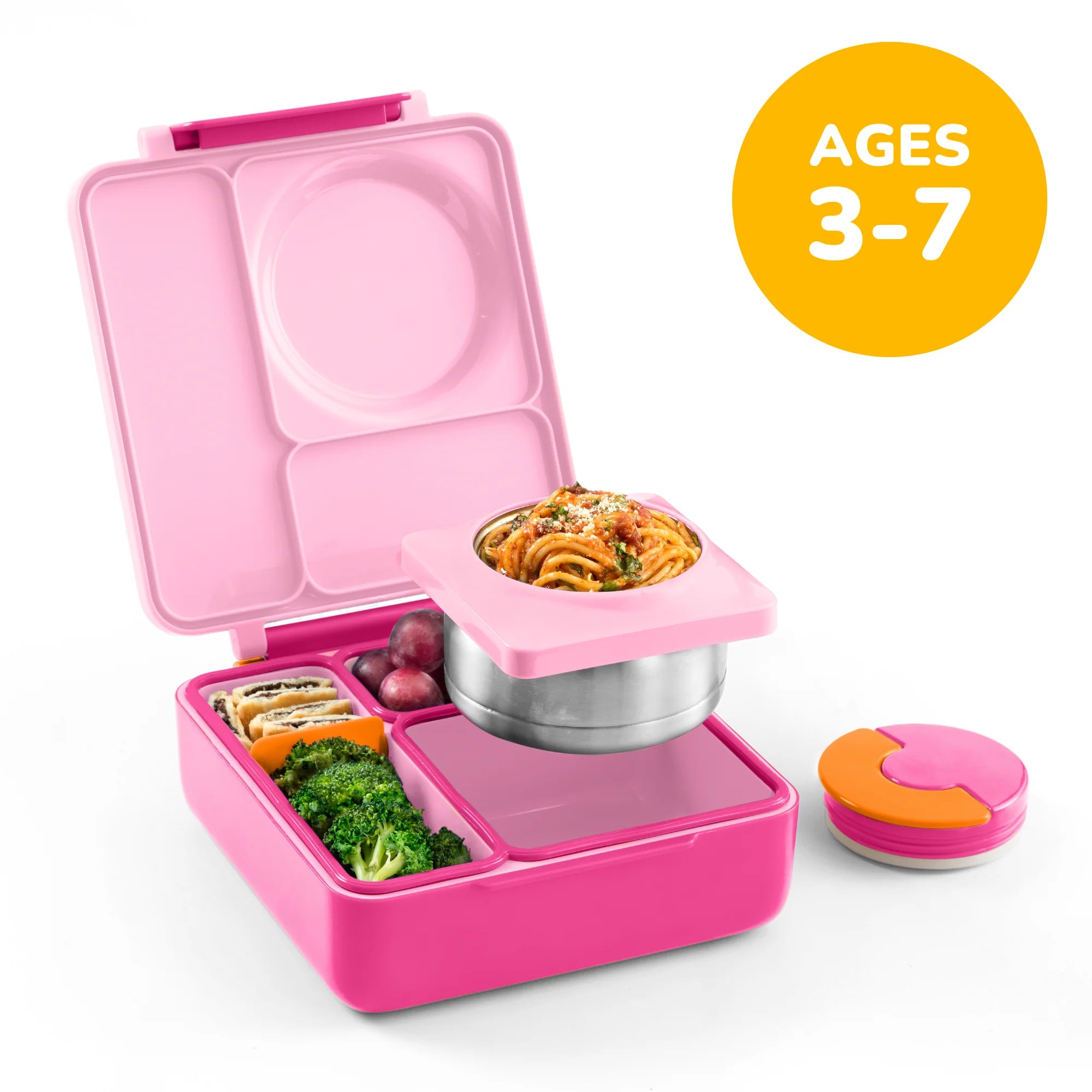 Omiebox - Heat Insulated Fairy Pink Bento Lunch Box