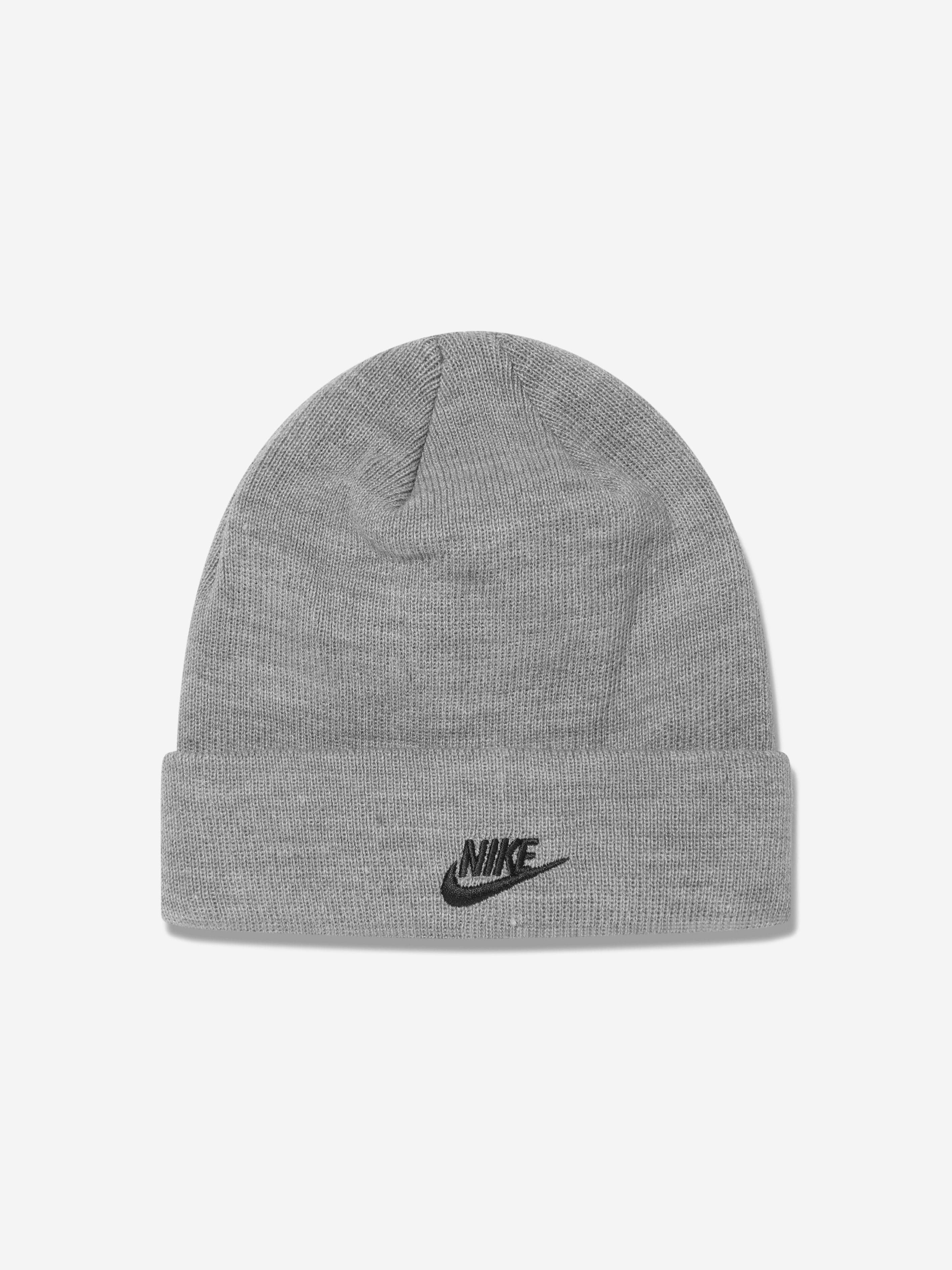 Nike Kids Club Beanie and Glove Set in Grey