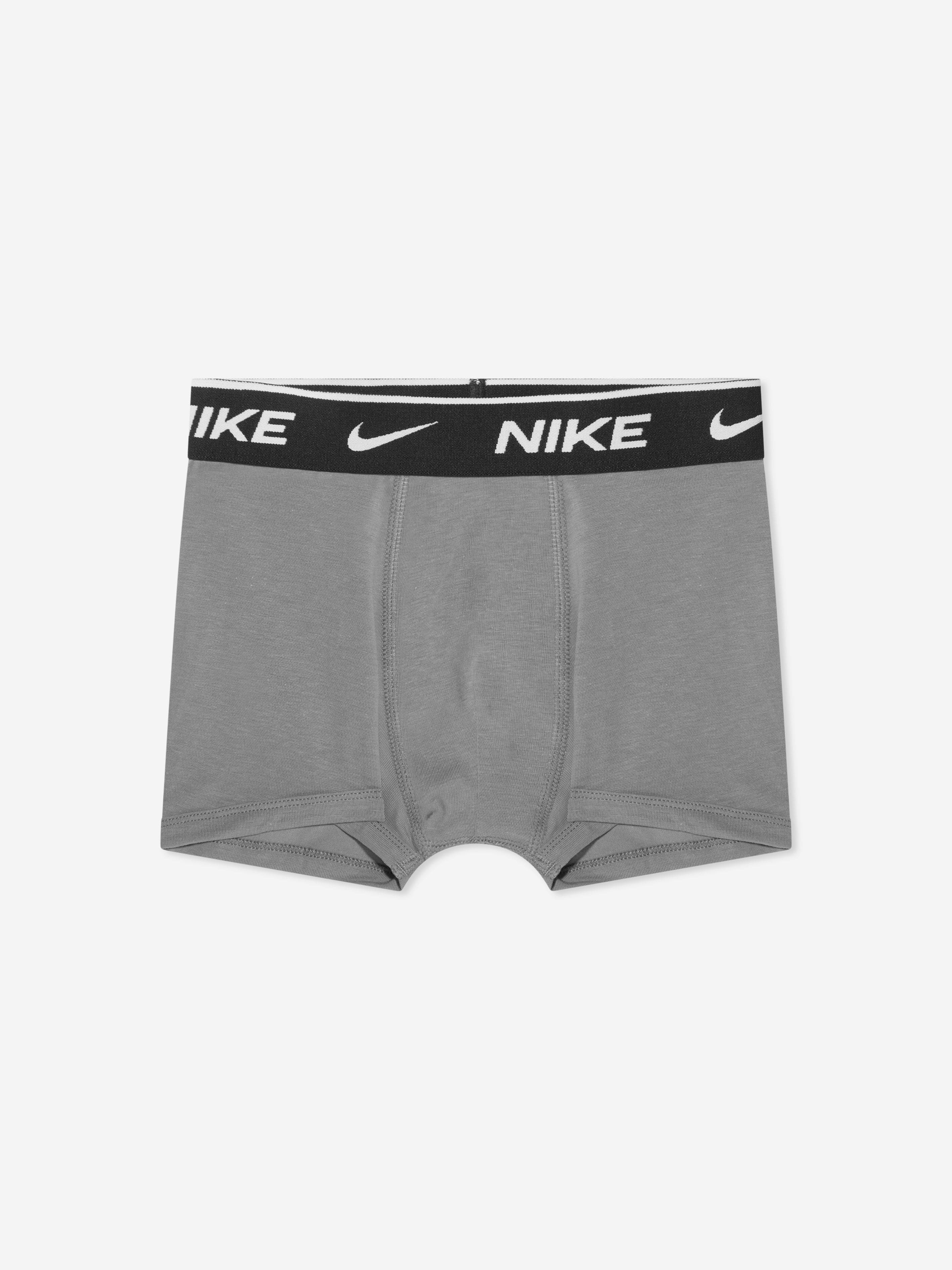 Nike Boys 3 Pack Essential Boxer Shorts Set in Black