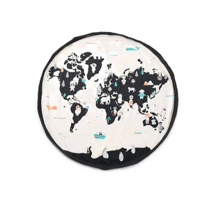 Play & Go Toy Storage Bag - World Map-Storage- | Natural Baby Shower