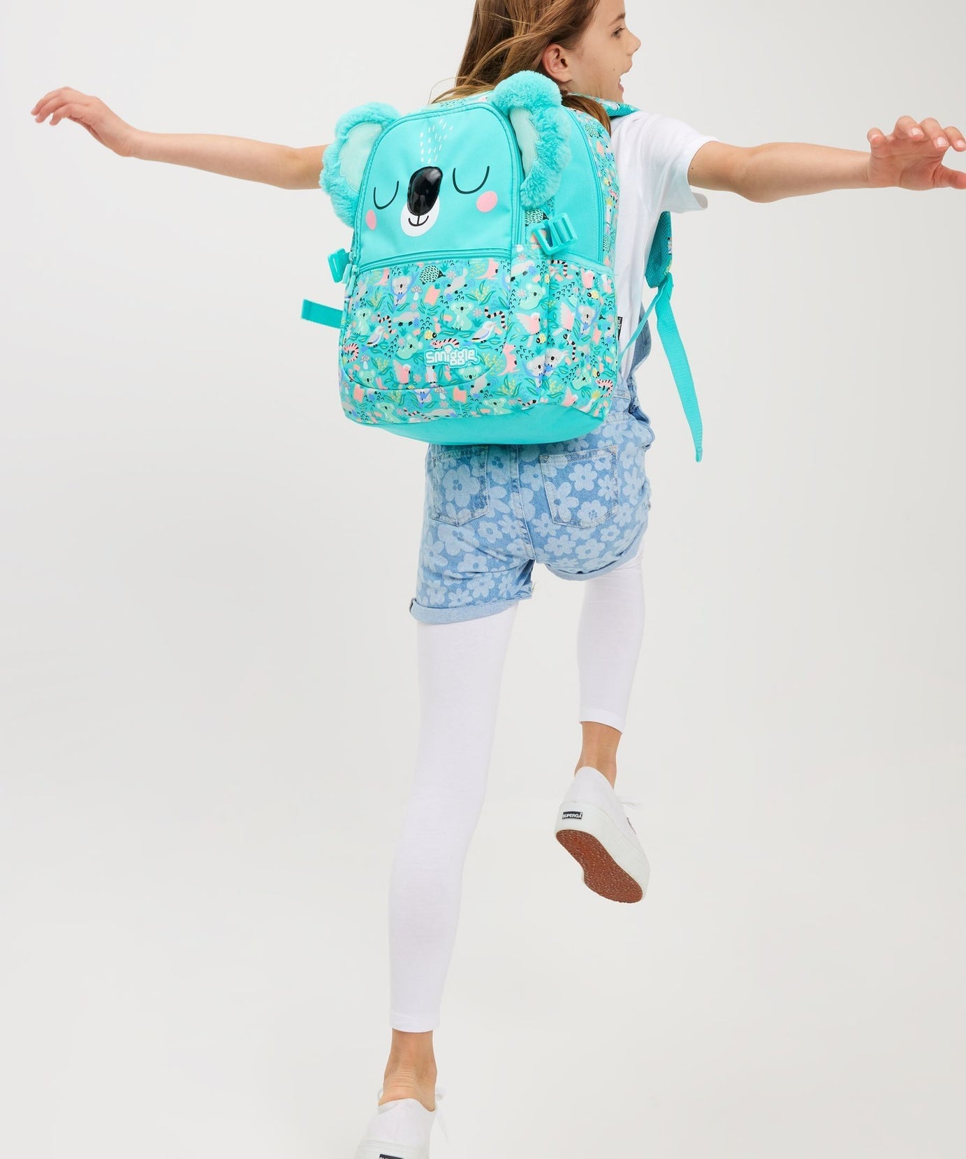 Smiggle - Hi There Klasik Okul Sırt Çantası-Dinossi