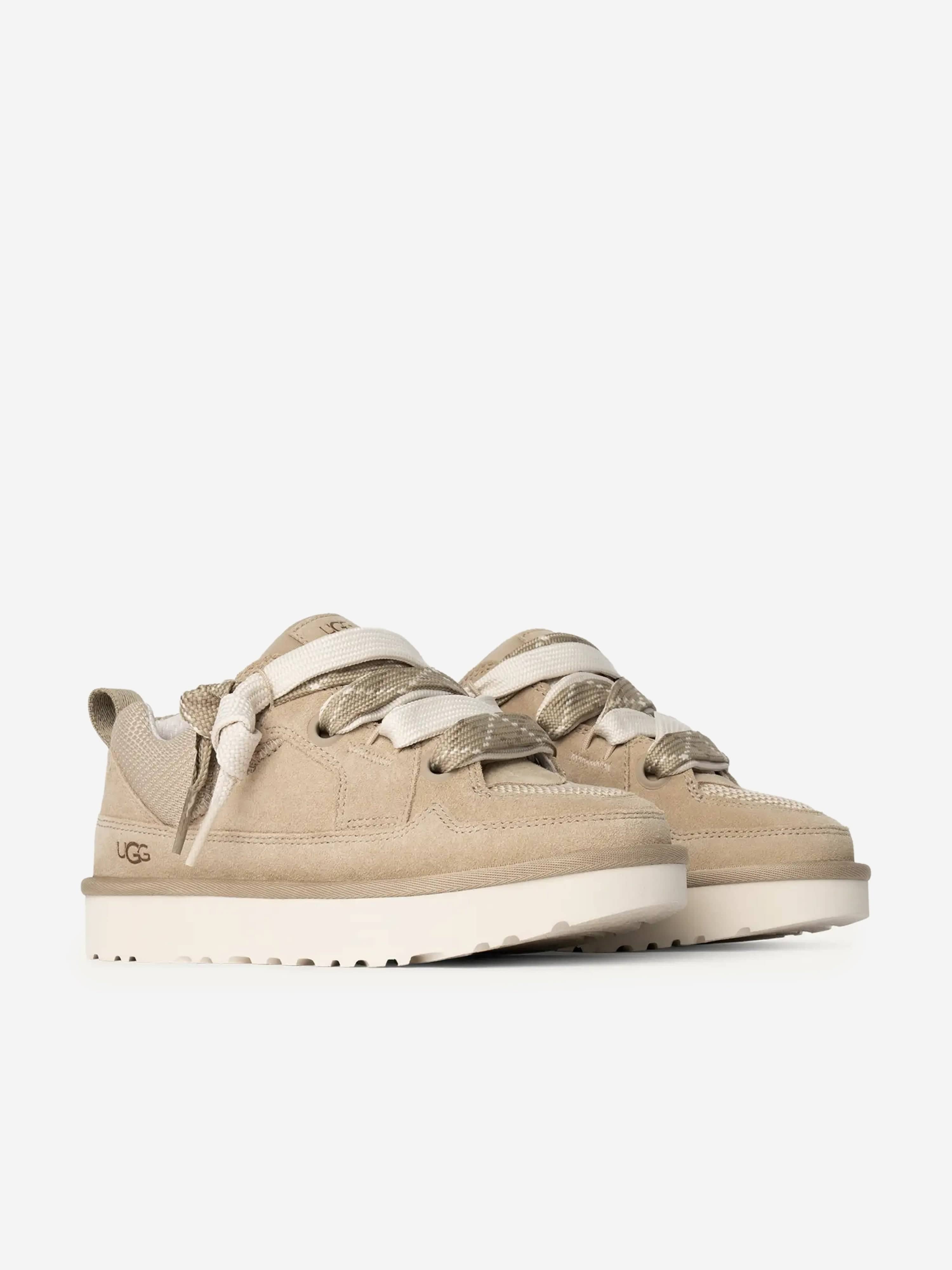 UGG Kids Lo Lowmel Trainers in Beige