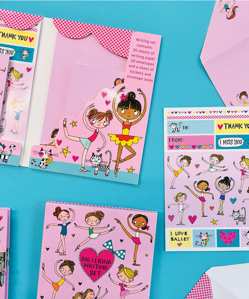 Rachel Ellen - Ballerina Letter Writing Set