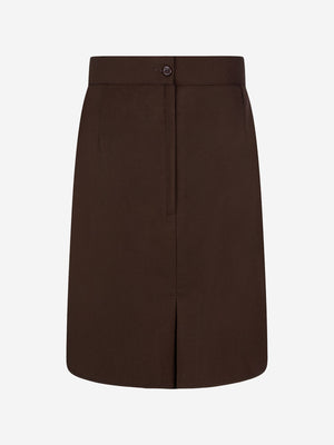 Zeco Girls School Pencil Skirt in Brown