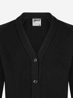 Zeco Kids School Knitted Cardigan in Black