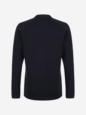 Zeco Kids School Cotton Mix Knitted Cardigan in Navy