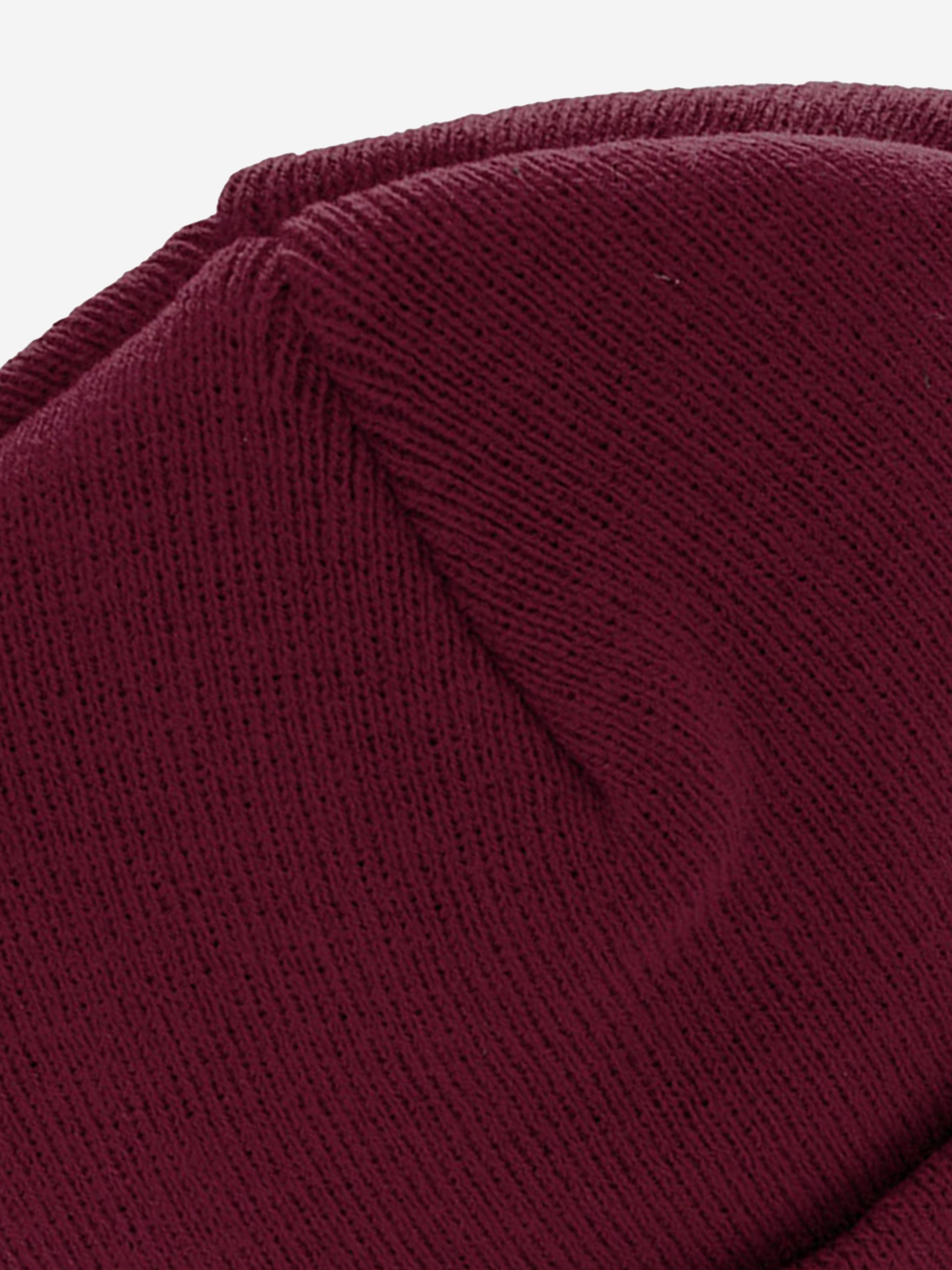 Zeco Kids School Knitted Ski Hat in Maroon