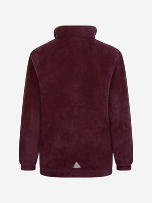Zeco Kids School Reversible Fleece Jacket in Maroon