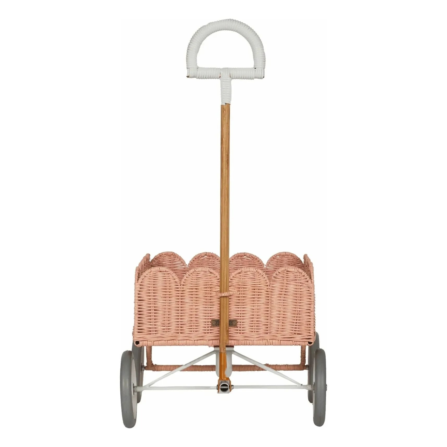 Olli Ella - Leaf Rattan Cart | Peach