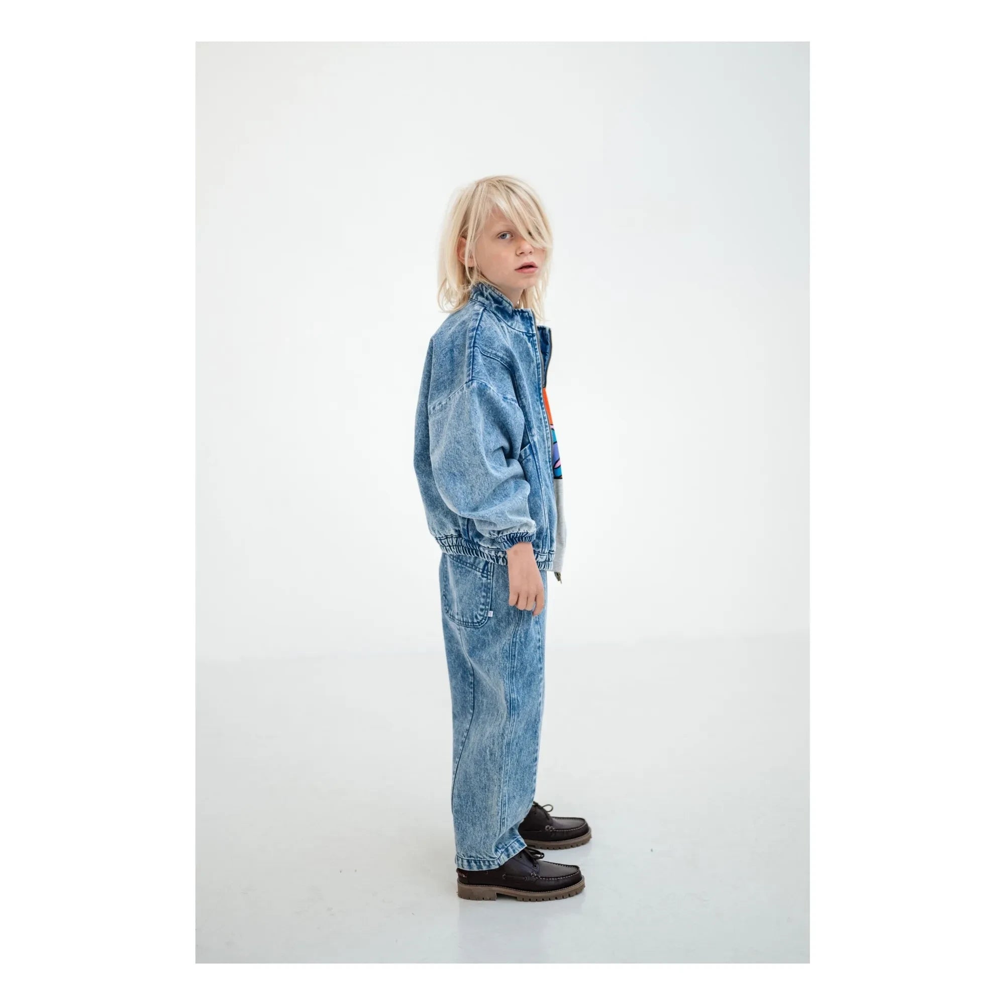 Repose AMS - Organic Cotton Balloon Jeans | Washed Blue