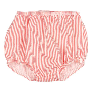 Búho - Striped Seersucker Bloomer | Red