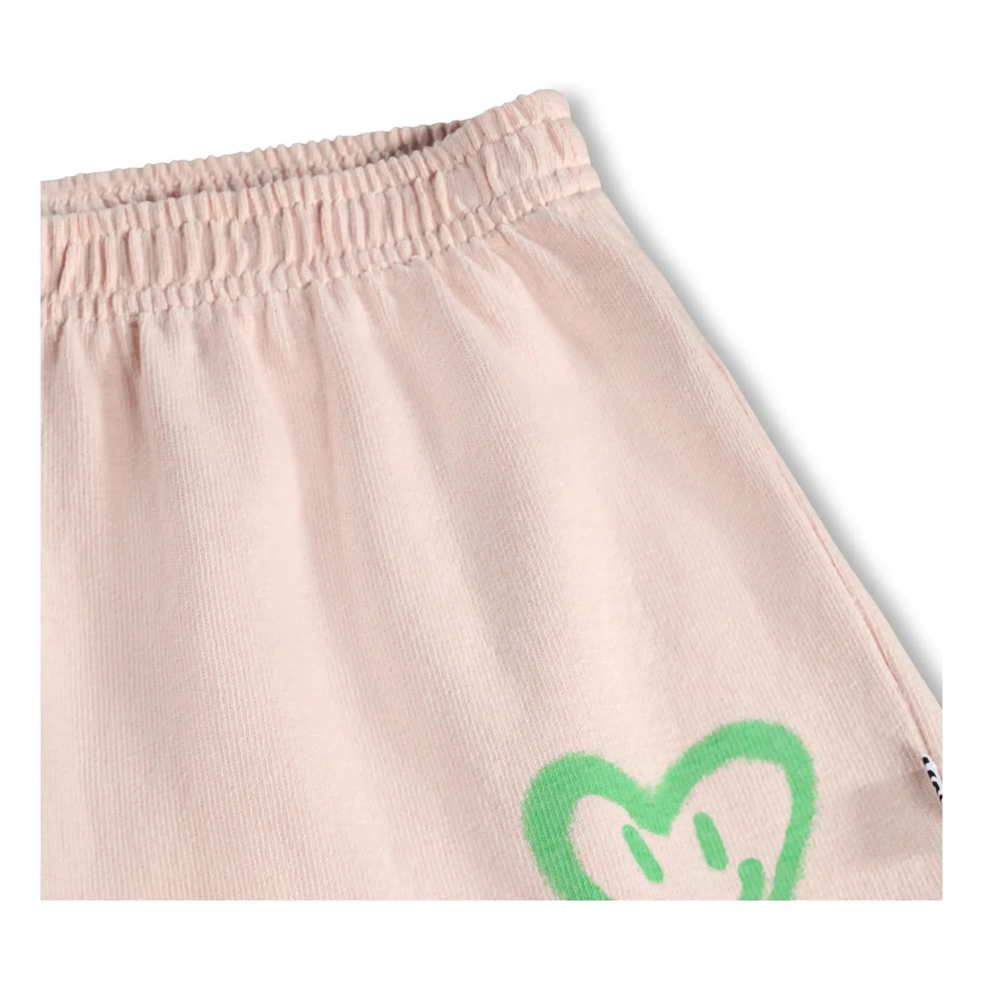 Molo - Akima Heart Organic Cotton Shorts | Light Pink