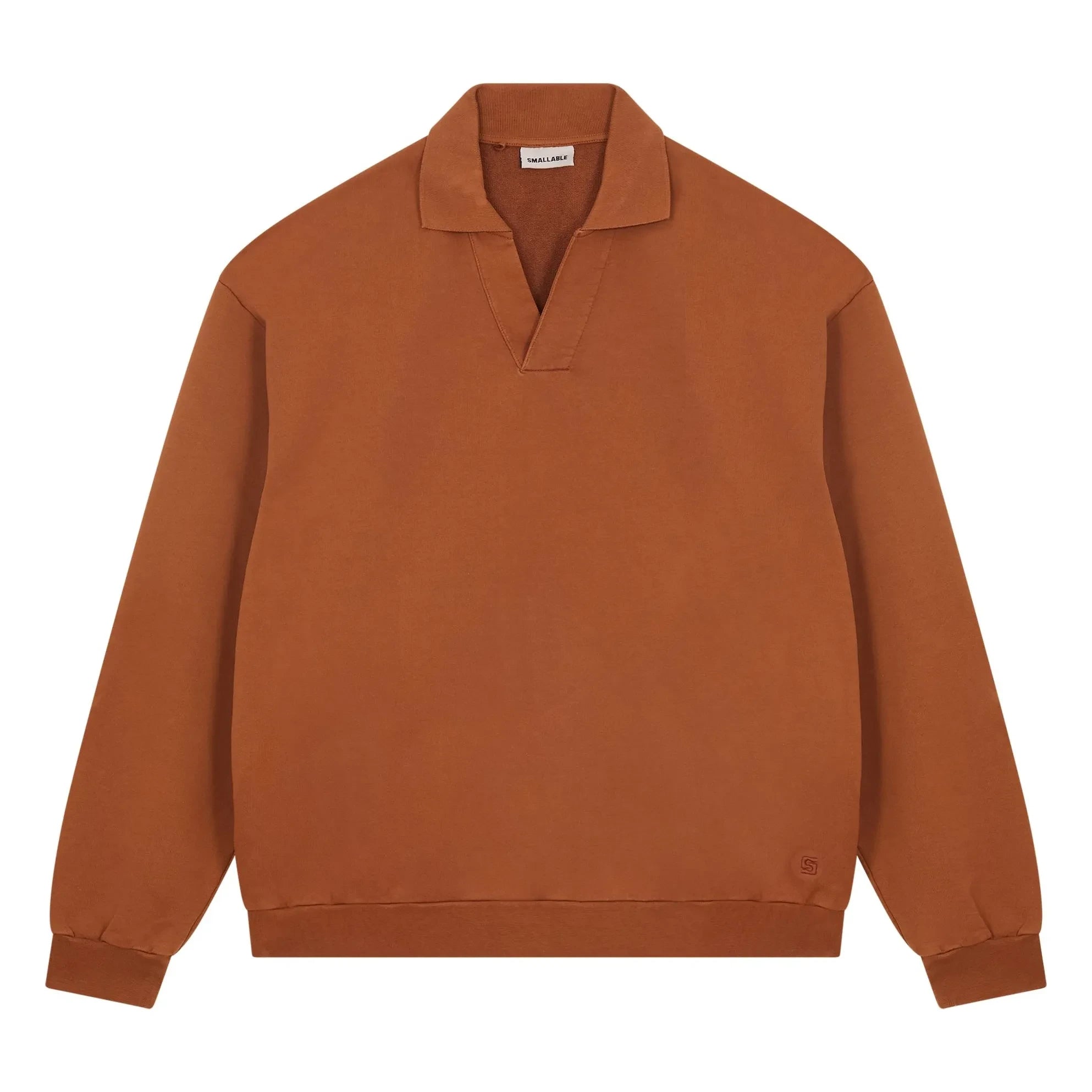 Smallable Man - Bob Polo Neck Sweatshirt | Caramel