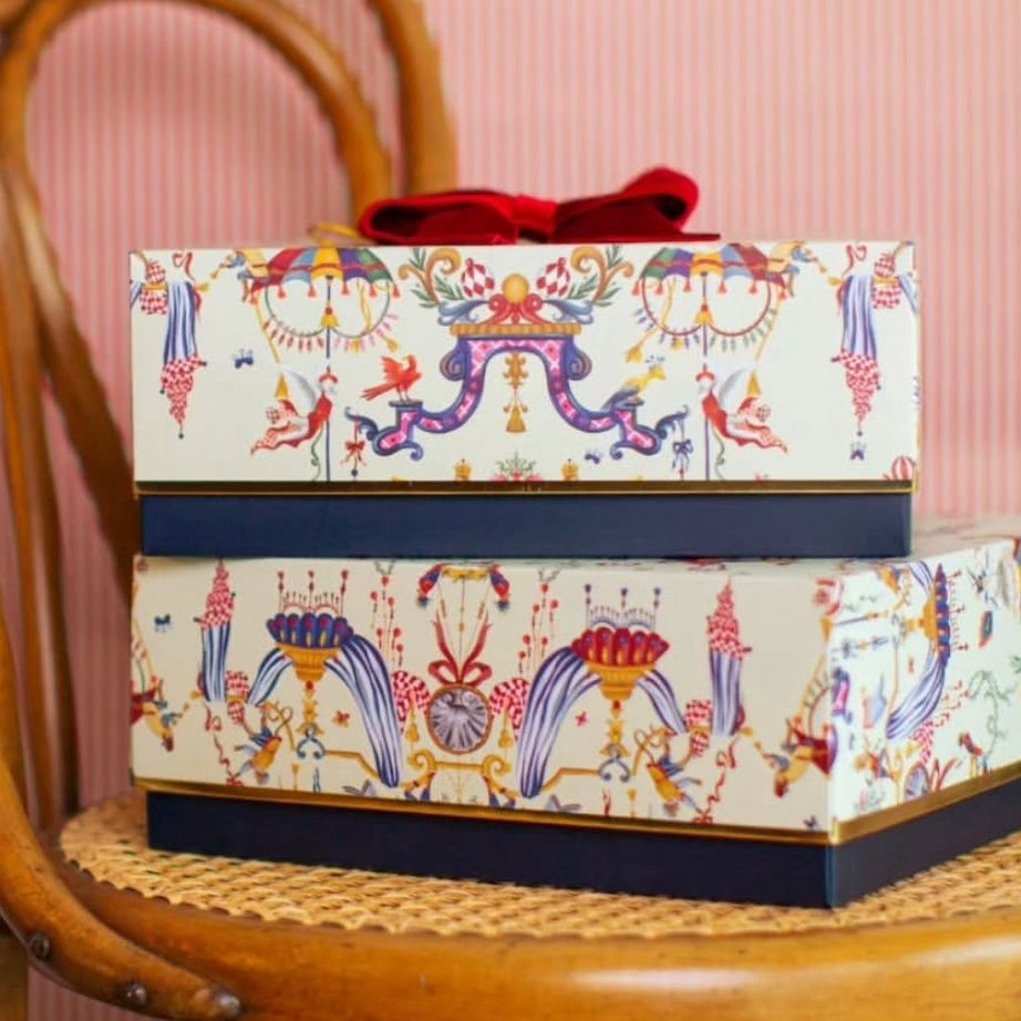 Dinossi - Pink Checkered Gift Box