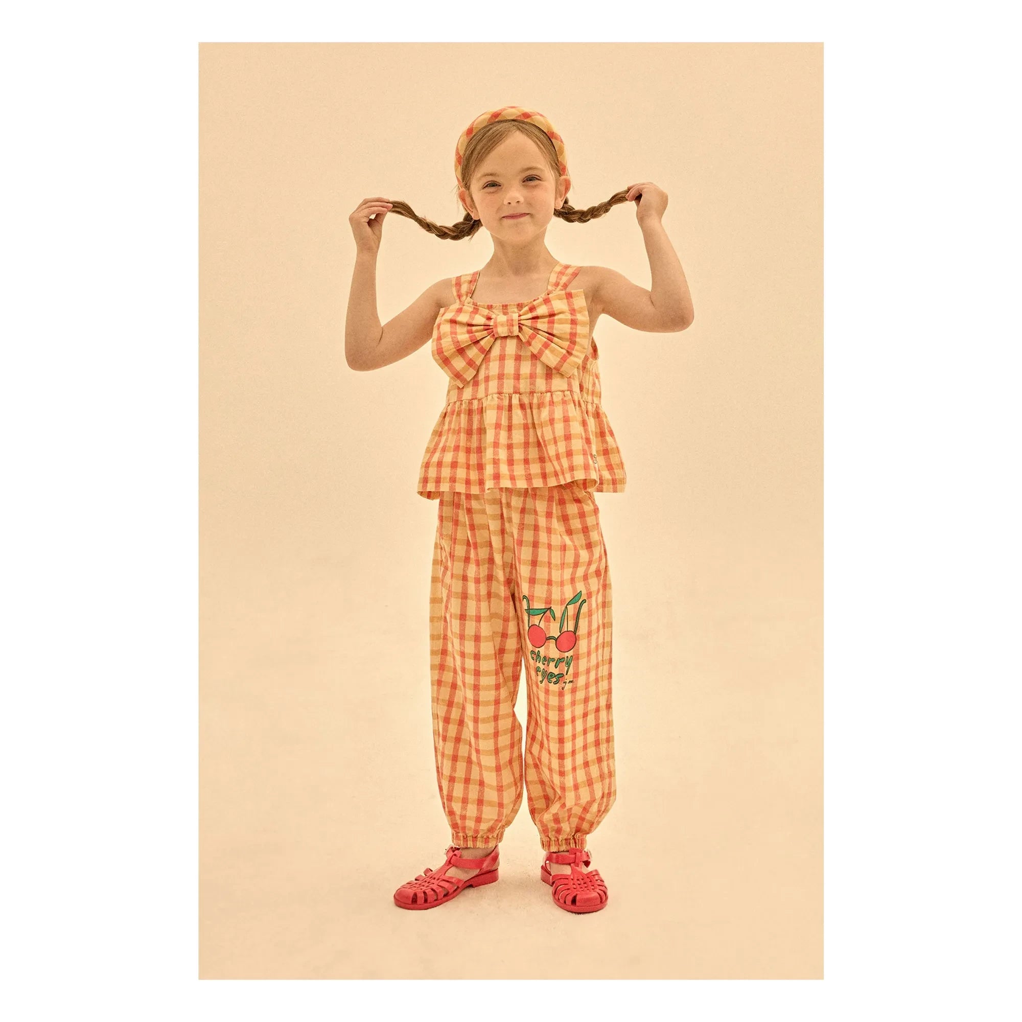 Jelly Mallow - Aladdin Plaid Pants | Yellow