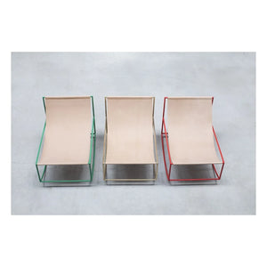 Valerie Objects - Hanging Armchair, leather, Muller Van Severen