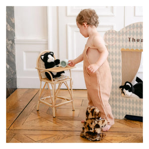 La Pelucherie - Gustave Tabby Plush Cat 25 cm | Brown