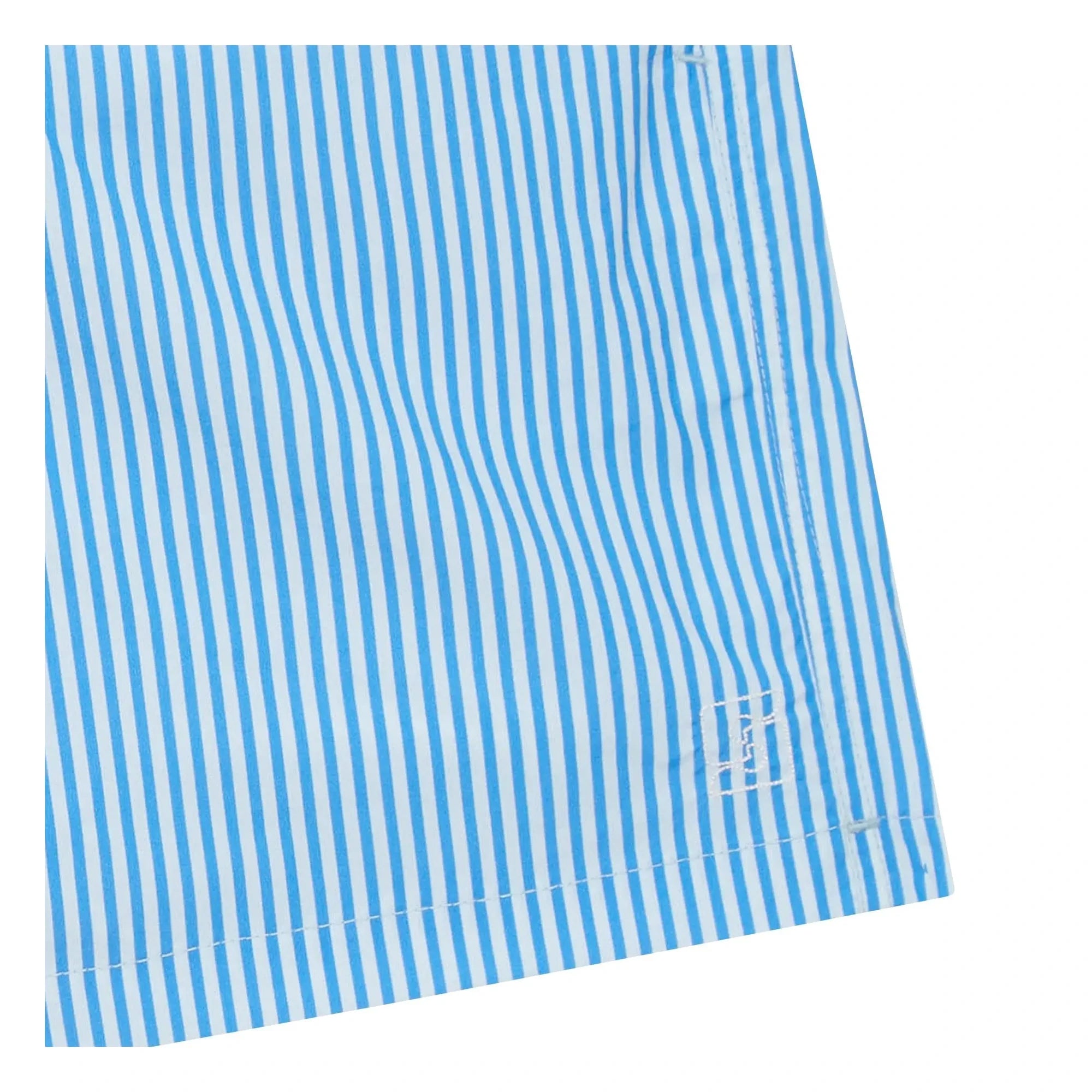 Smallable Man - Dante Striped Swim Shorts | Light Blue