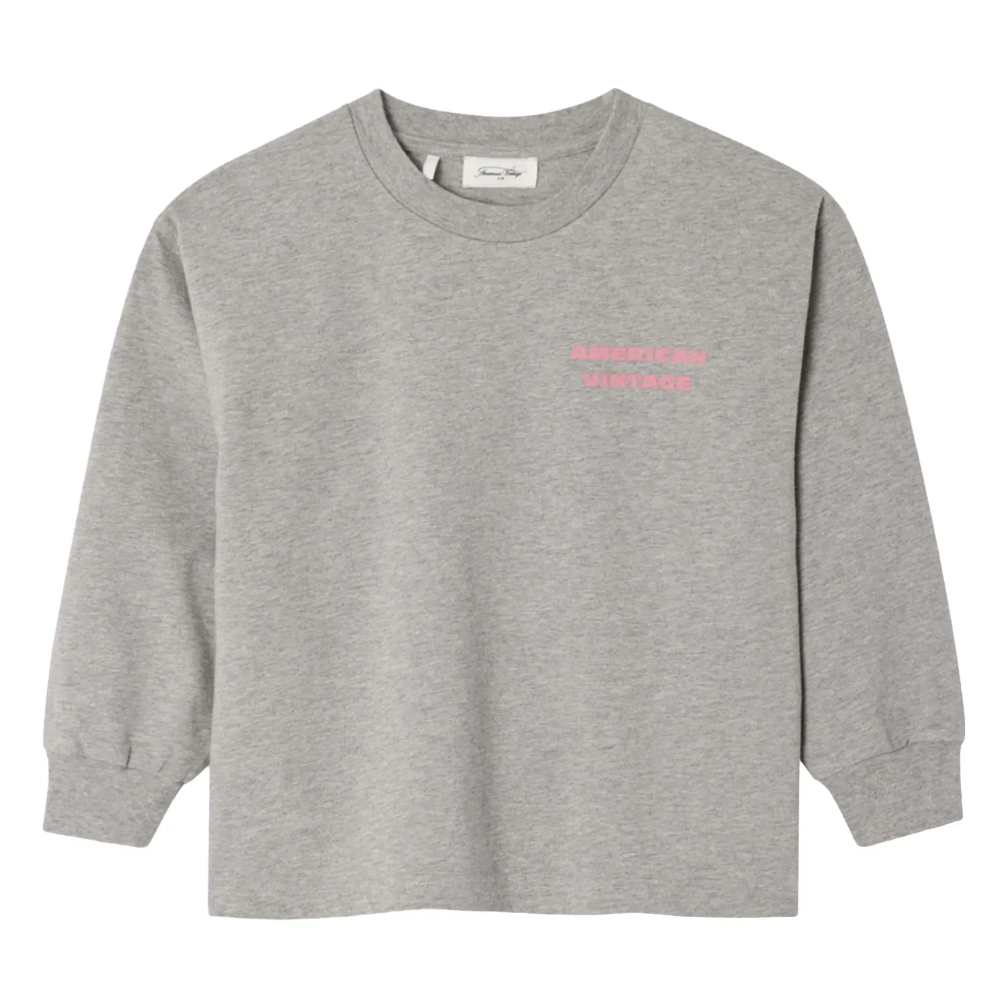 American Vintage - Fizvalley Long Sleeve T-Shirt | Heather Grey