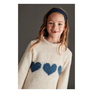 Mipounet - Mia Hearts Sweater | Cream