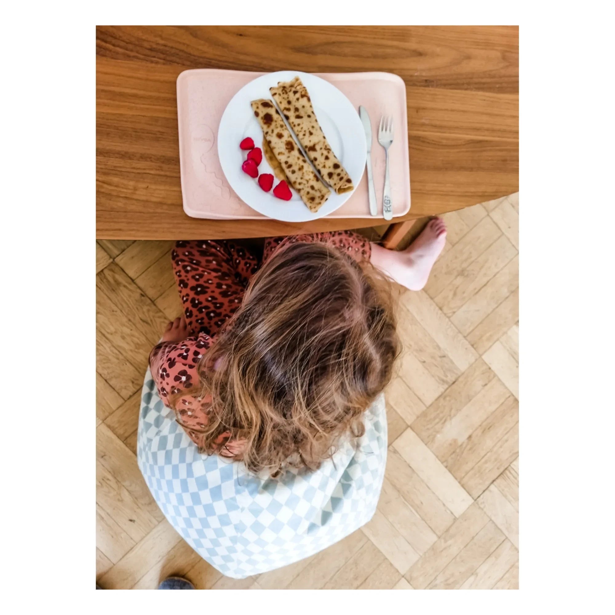 Hevea - Natural Rubber American Tray | Peach