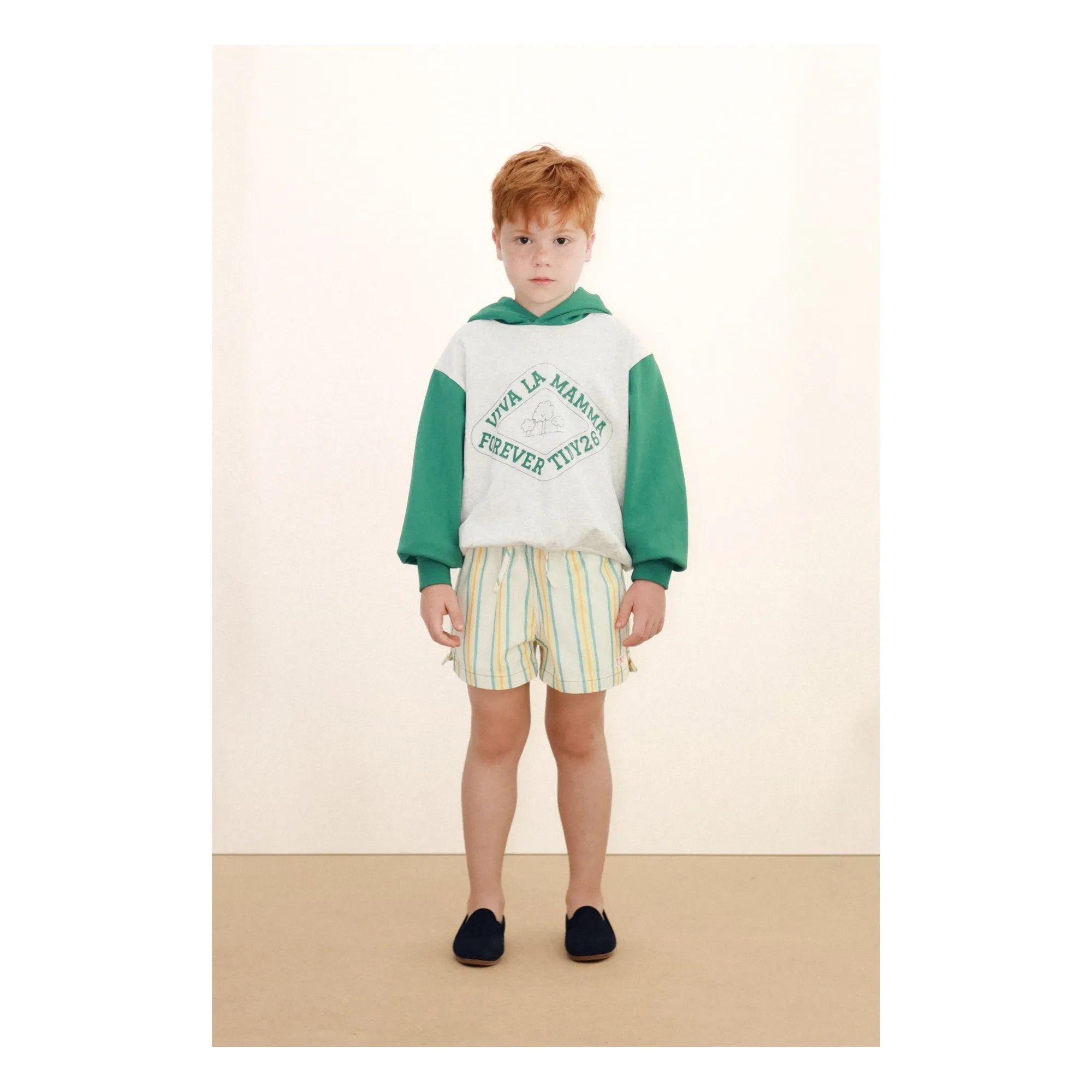Tinycottons - Striped Shorts | White