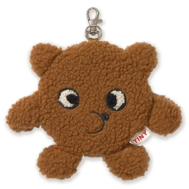 Tinycottons - Brown Plush Teddy Bear Keychain