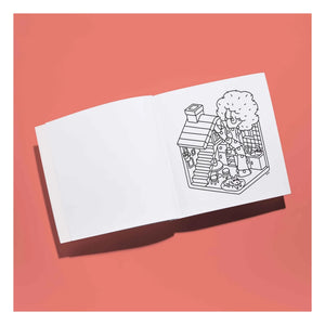 Omy - Food Yummy coloring book | Pink