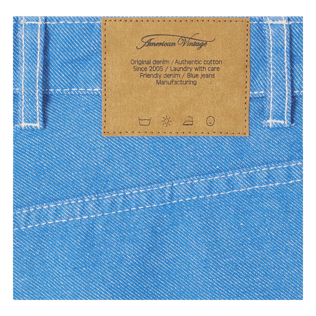 American Vintage - Pusway Cotton Shorts | Blue