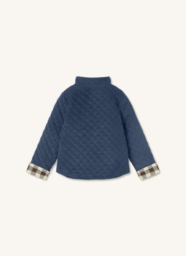 Fliink - Herman Quilted Coat | Navy