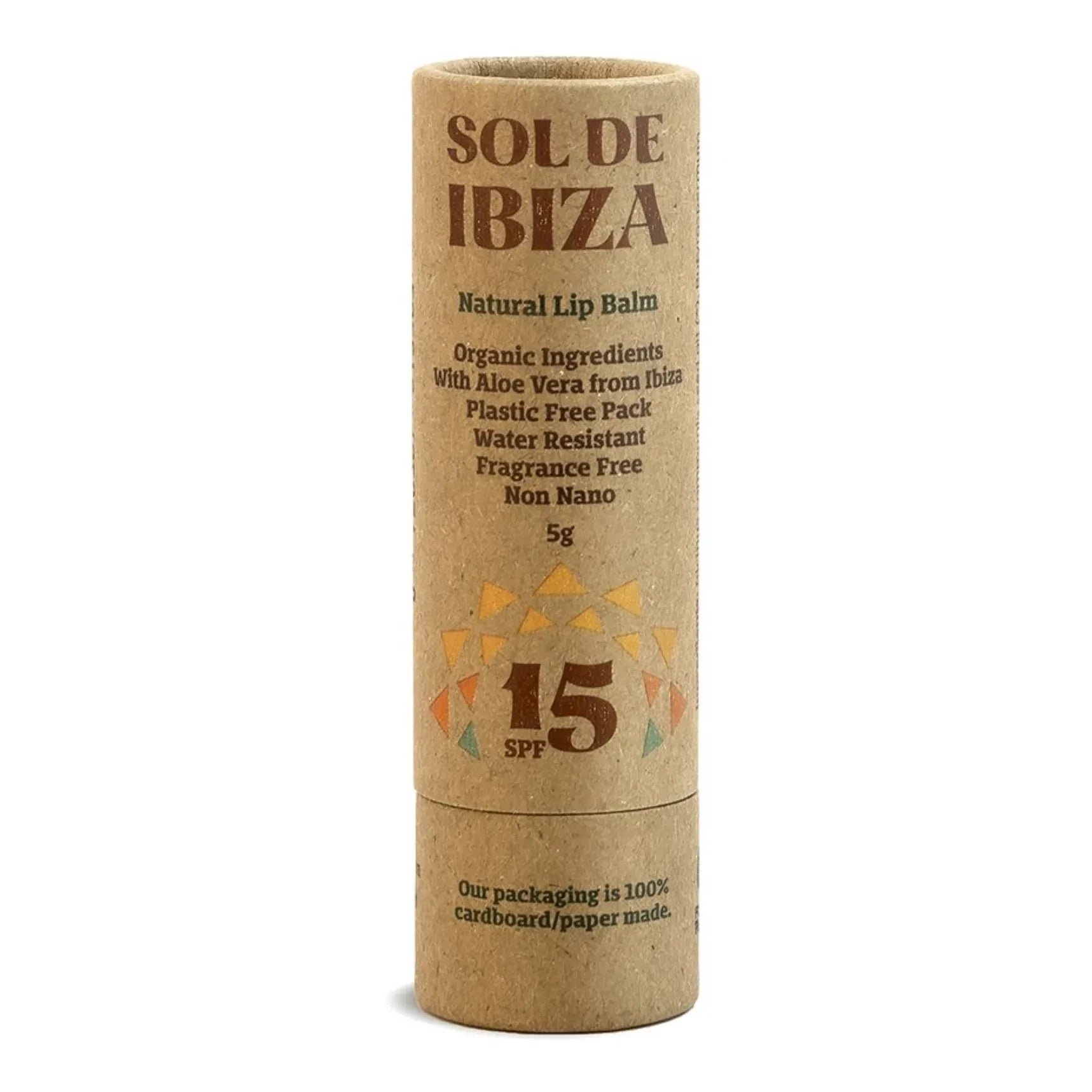 Sol de Ibiza - Natural Lip Balm SPF15 - 5 g