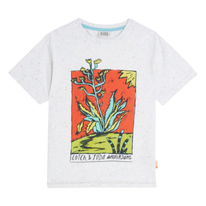 Scotch & Soda - Artwork Neps T-Shirt | White
