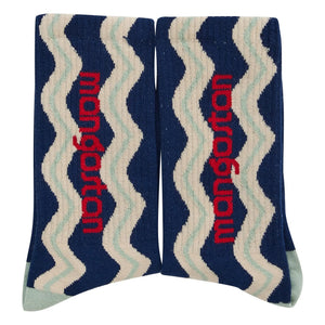 Maison Mangostan - Wave Socks | Blue